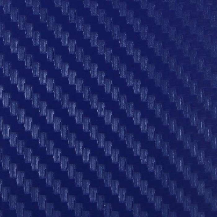 Car Decorative 3D Carbon Fiber PVC Sticker, Size: 152cm x 50cm(Blue)