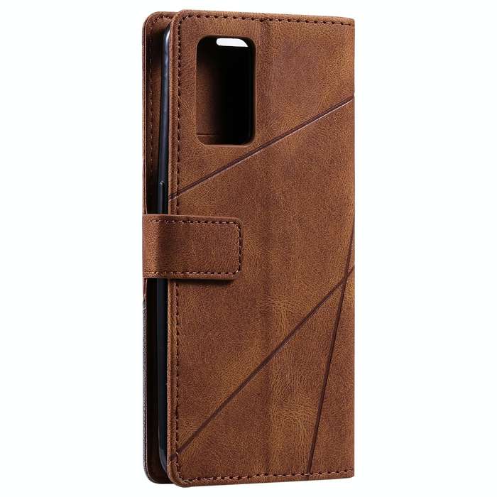 For OPPO A74 4G / F19 Skin Feel Splicing Horizontal Flip Leather Case with Holder & Card Slots & ...