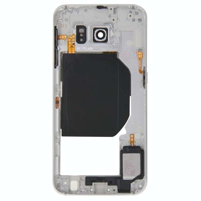 For Galaxy S6 / G920F Back Plate Housing Camera Lens Panel  with Side Keys and Speaker Ringer Buz...