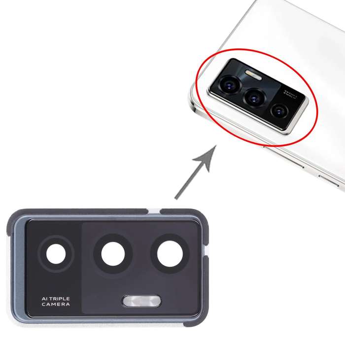 For vivo S10E Original Camera Lens Cover (Black)