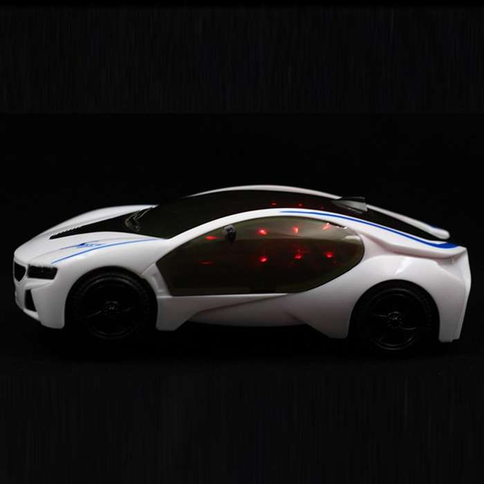 3D Supercar Style Electric Toy With Wheel Lights Music Singing Kids Boys Girls Gift Electric Univ...