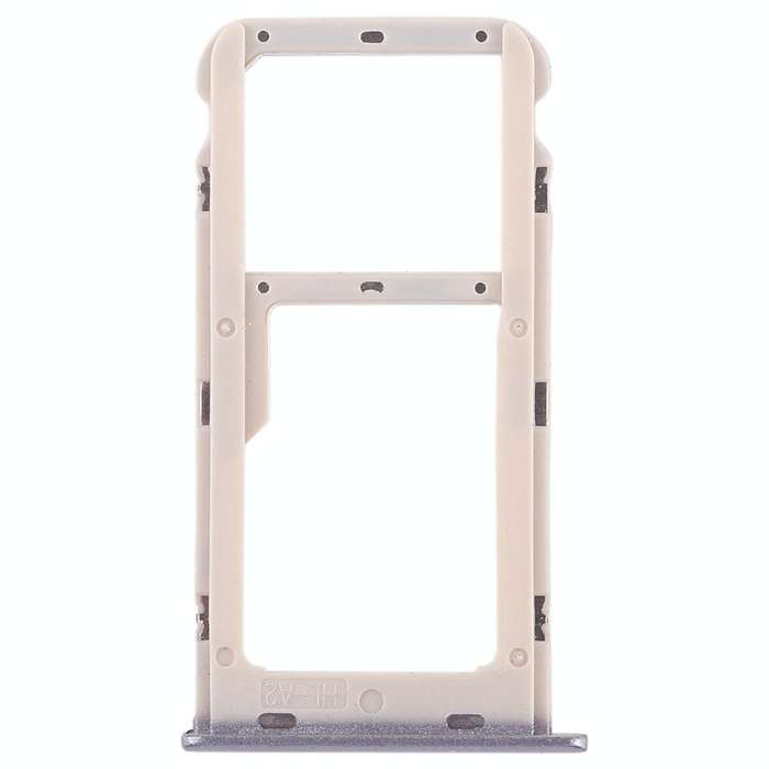 SIM Card Tray + SIM Card Tray / Micro SD Card Tray for Huawei Honor 6A (Grey)