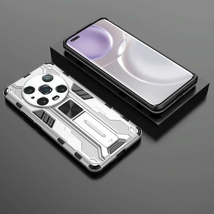 For Honor Magic4 Pro Supersonic PC + TPU Shock-proof Protective Phone Case(Silver)