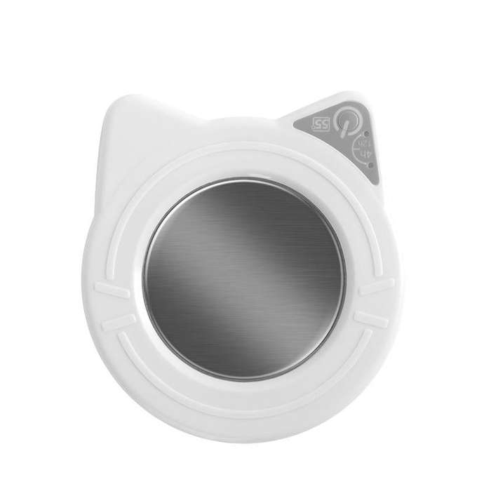 Automatic Heating Warm Coaster Hot Milk Coffee Cup Timed Thermos Cup Mat, US Plug(White)