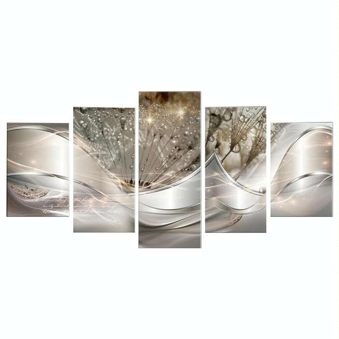 Sofa Background Wall Decorative Painting Hanging Paintings Frameless, Size: 10x25cm(Yellow)