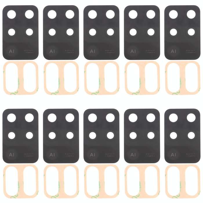 For OPPO Reno5 Lite CPH2205 10pcs Back Camera Lens