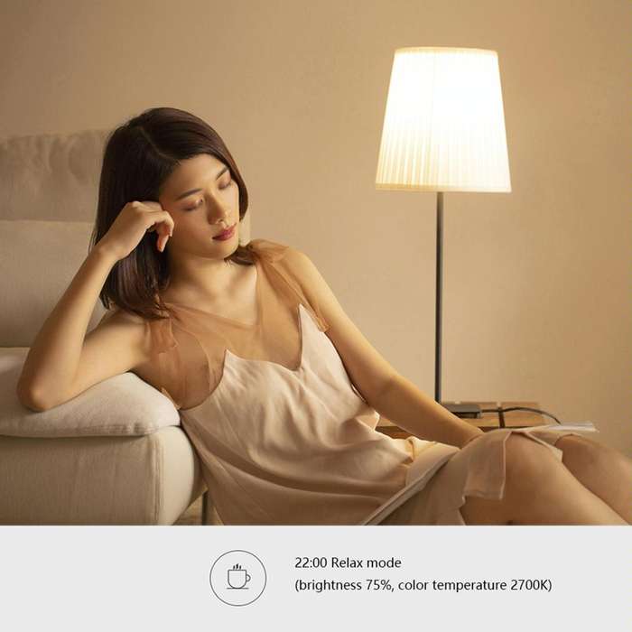 Original Xiaomi Youpin Aqara 9W E27 2700K-6500K 806LM LED Light Bulb, HomeKit APP Control(White)