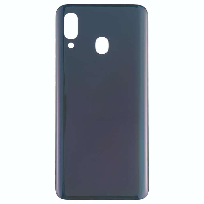 For Galaxy A20 SM-A205F/DS Battery Back Cover (Black)