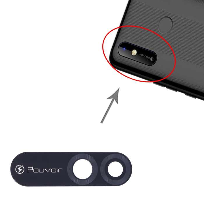For Tecno Pouvoir 3 Air LC6 10pcs Back Camera Lens
