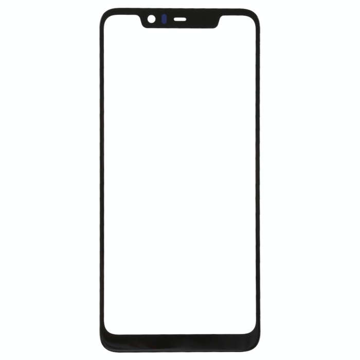Front Screen Outer Glass Lens for Nokia X5(Black)