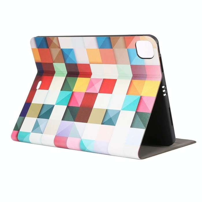 For iPad Pro 11 2022/2021/2020/2018 / Air 10.9 2022/2020 Painted Voltage Pen Slot Tablet Smart Ca...
