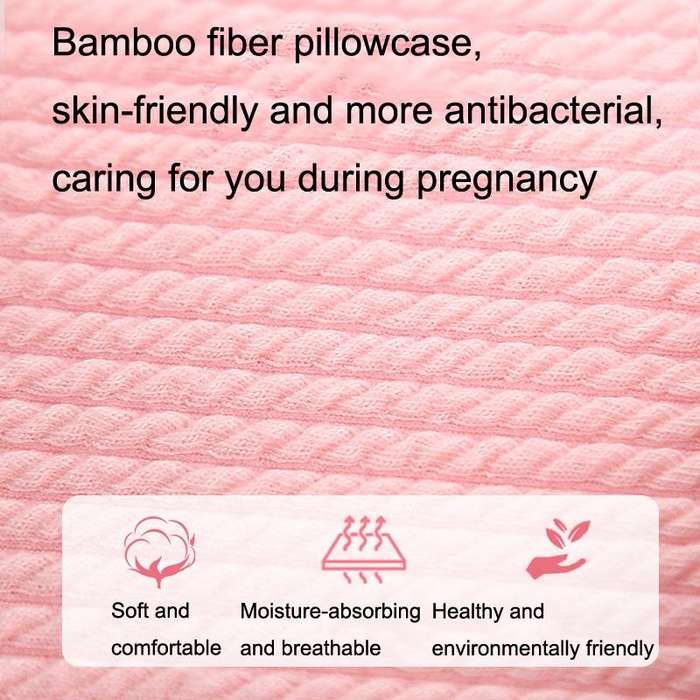 Pregnant Waist Support Cotton Pillow Side Sleepers Cushion Removable and Washable Abdomen Pillow(...