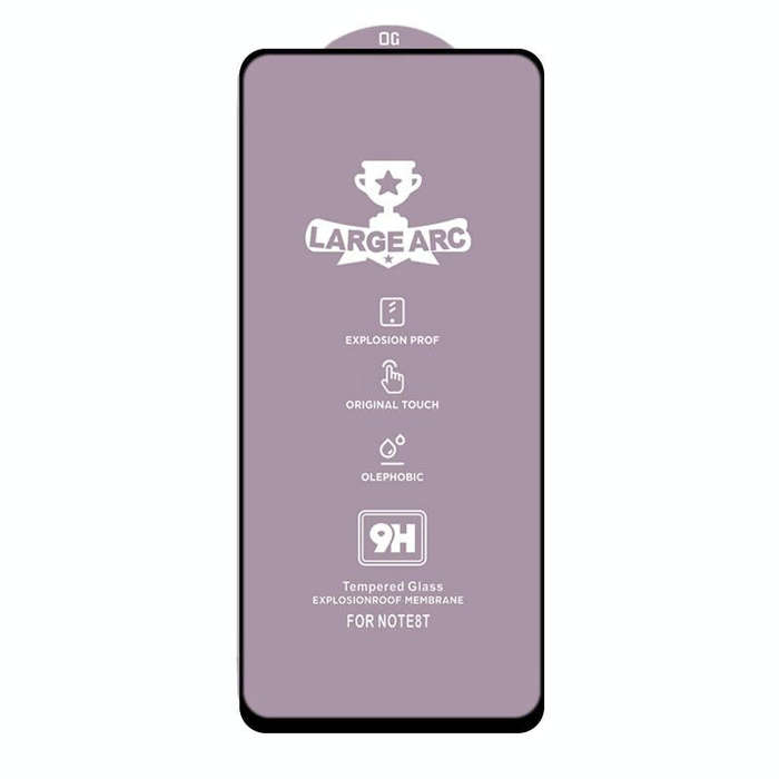 For Huawei Y7a 25 PCS 9H HD Large Arc High Alumina Full Screen Tempered Glass Film