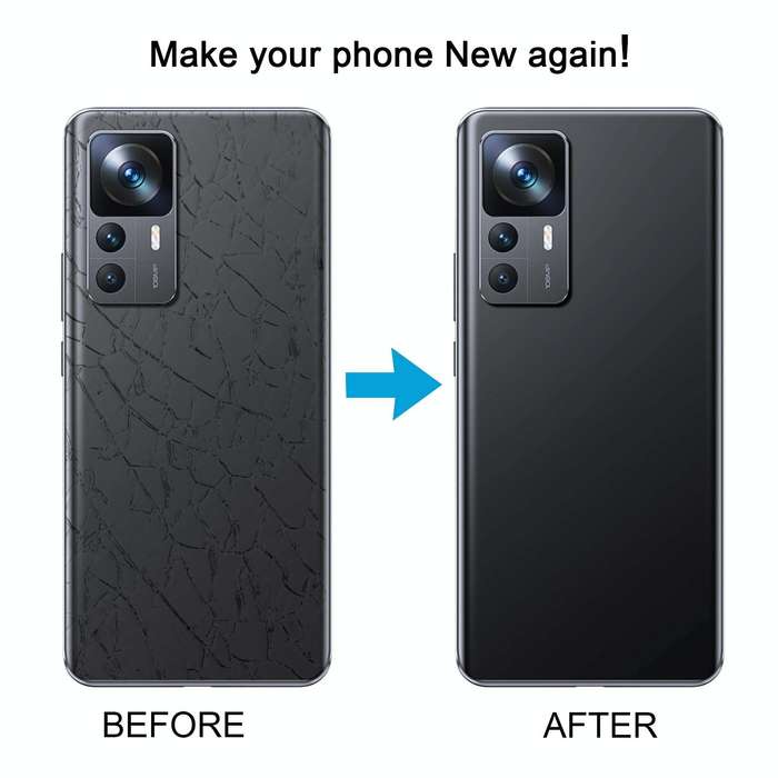 For Xiaomi 12T Pro OEM Glass Material Battery Back Cover(Black)