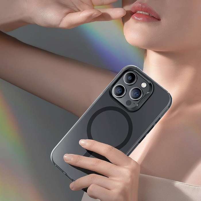 For iPhone 15 Pro Benks Light Sand Series MagSafe Magnetic Shockproof Phone Case(White)