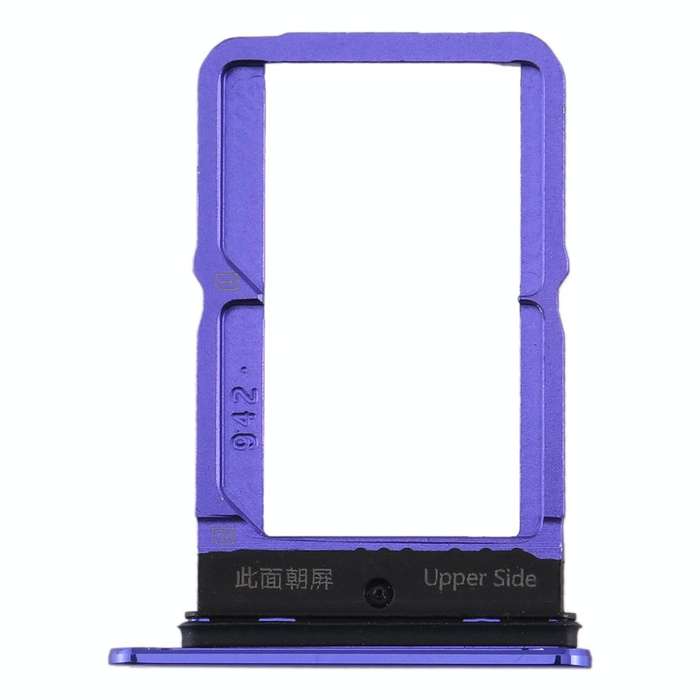 For vivo S5 SIM Card Tray + SIM Card Tray (Blue)