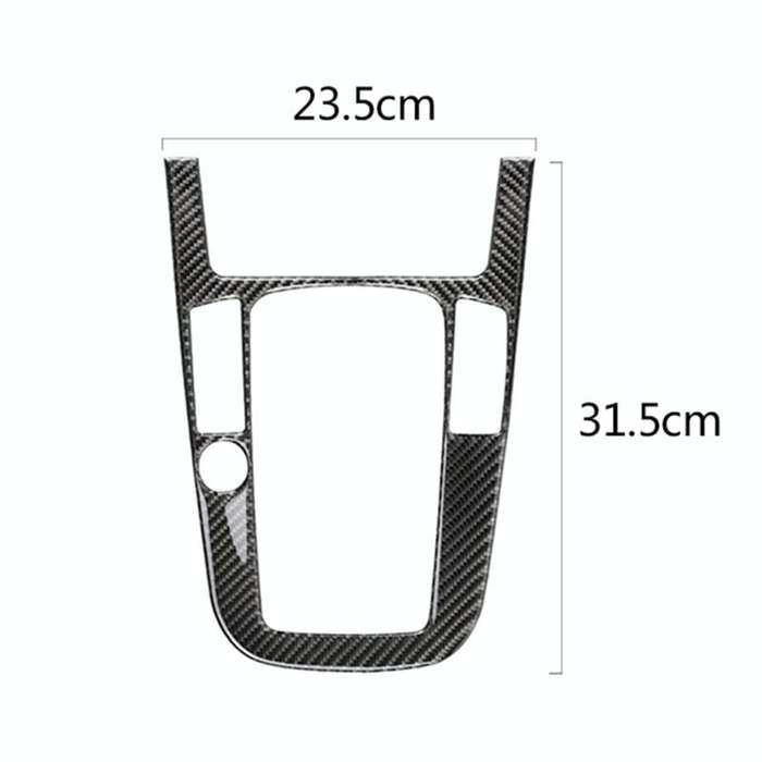 Car Carbon Fiber Gear Position Panel Decorative Sticker for Audi 2010-2018 Q5 / 2009-2016 A4L / 2...