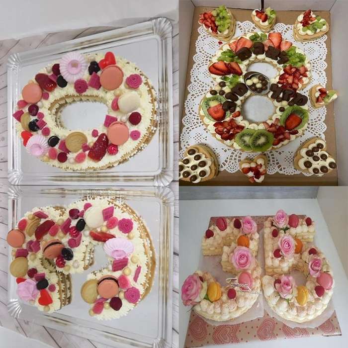 2 PCS Numbers Cake Mold Cake Decorating Tools(0#58148)