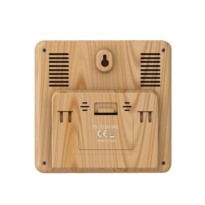 TS-3310 Wireless Weather Clock Multifunctional Color Screen Clock Creative Home Touch Screen Ther...