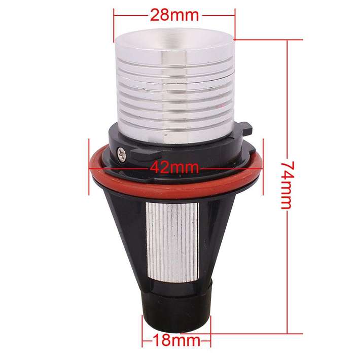 MZ E39 3W 240LM LED Super Bright Car Angel Eyes White Daytime Running Marker Light for BMW E39, D...