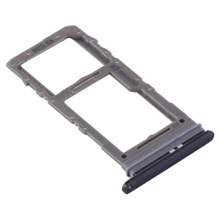For Samsung Galaxy S20+ / Galaxy S20 Ultra SIM Card Tray + Micro SD Card Tray (Black)
