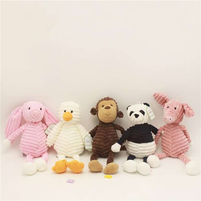 Striped Animal Plush Toy Doll Creative Animal Doll, Type:Monkey, Height:15cm