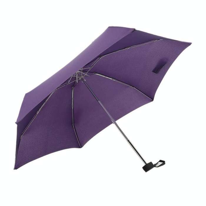 Mini Capsule Pocket Umbrella Windproof Foldable Travel Compact Umbrella(Purple)