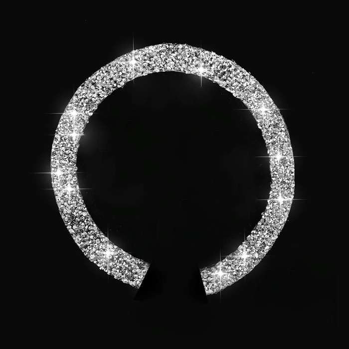 For BMW Mini R55 / R56 Car Steering Wheel R Chassis Diamond Decoration Sticker