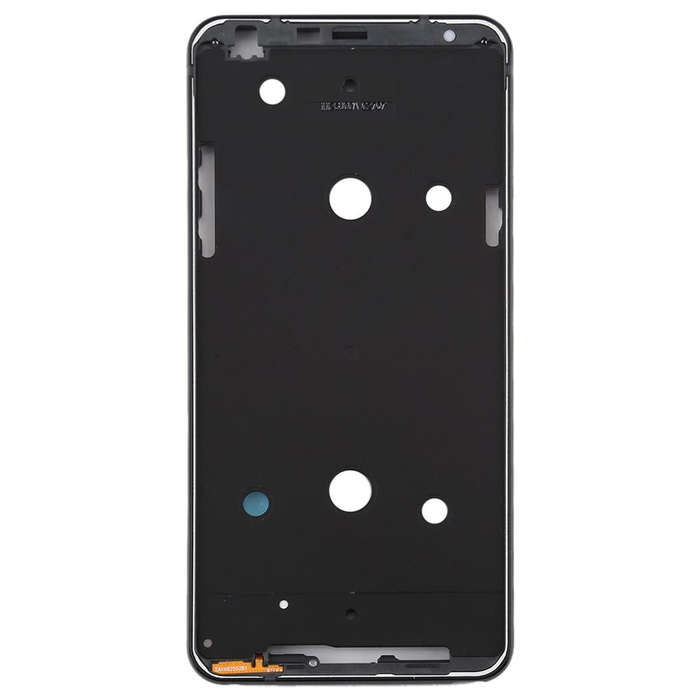 Front Housing LCD Frame Bezel Plate for LG Q Stylo 4 Q710 Q710MS Q710CS (Black)