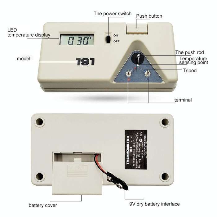 Soldering Iron head Thermometer Electric Soldering Station Temperature Tester