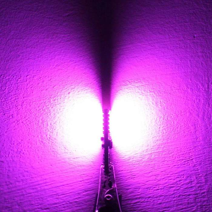 2 PCS T10 4.8W 720LM Pink Light 24 SMD 4014 LED Error-Free Canbus Car Clearance Lights Lamp, DC 12V