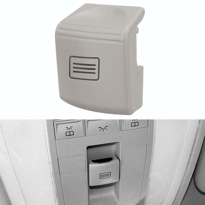 Car Sunroof Switch Button Dome Light Button for Mercedes-Benz W204 / X204 2008-2015(Mercerized Be...