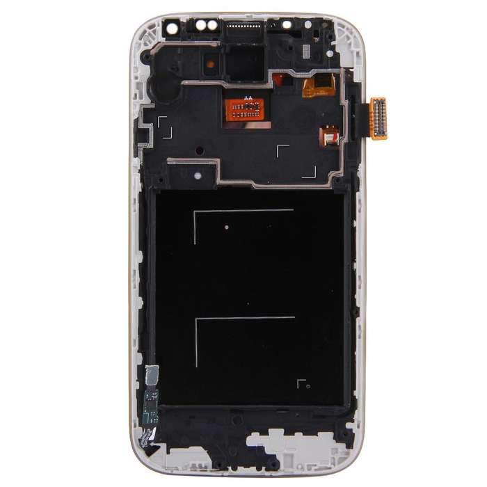 LCD Display (TFT) + Touch Panel with Frame for Galaxy S IV / i9500 / i9505(White)