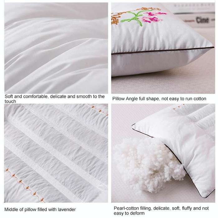 Cassia Lavender Buckwheat Pillow Buckwheat 45x72cm