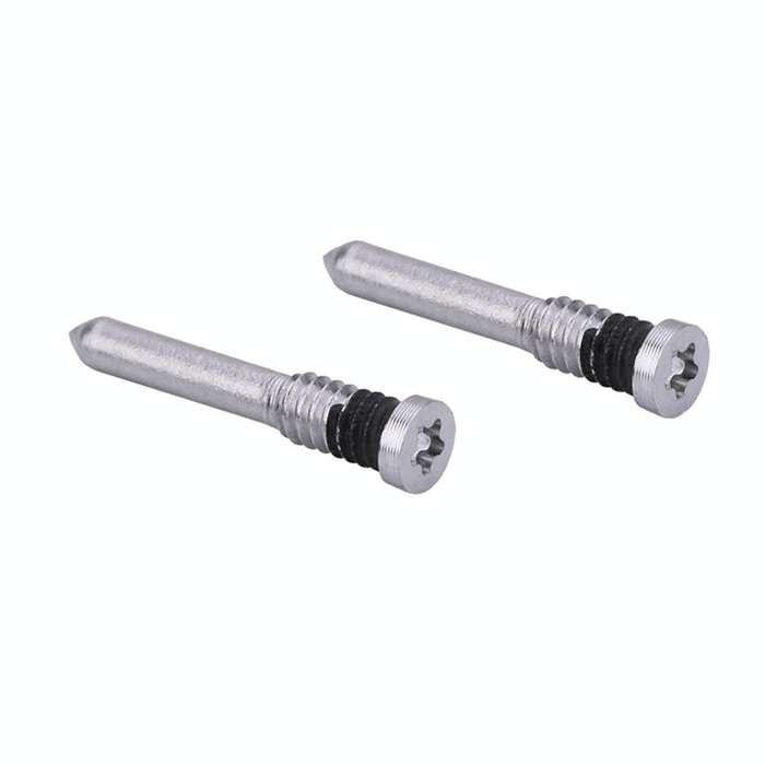 100 PCS Charging Port Screws for iPhone 12 Pro Max (Silver)