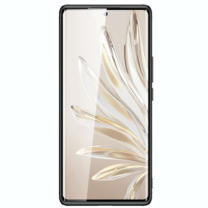 For Honor 70 Four-corner Shockproof TPU + PC Phone Case(Black)