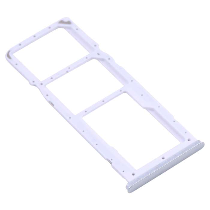 For OPPO Realme 7i (Global)  SIM Card Tray + SIM Card Tray + Micro SD Card Tray (Silver)