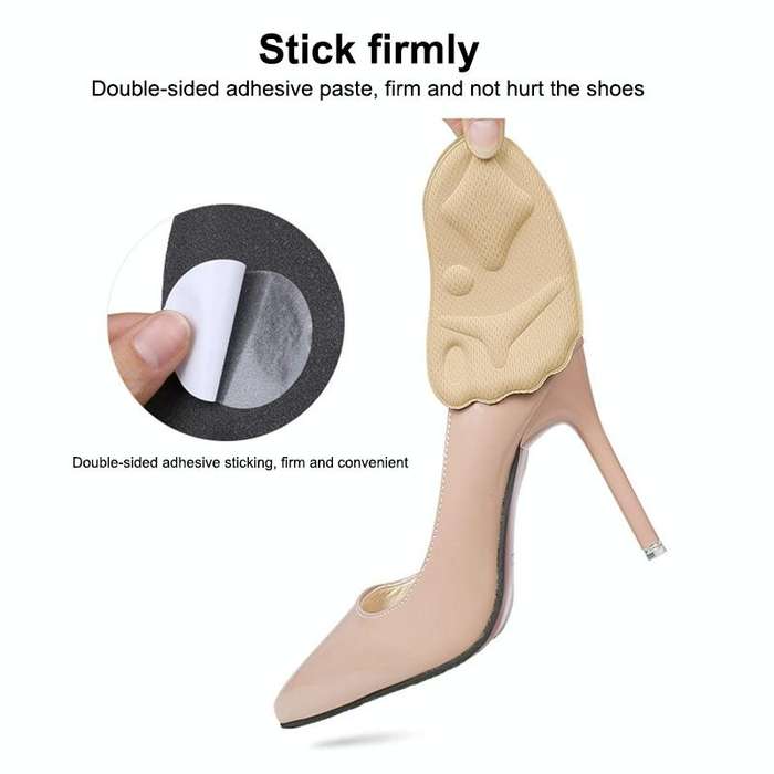 5 Pairs 085 Multi-function High Heels Soft Breathable 4D Sponge Forefoot Pad(Skin Color)