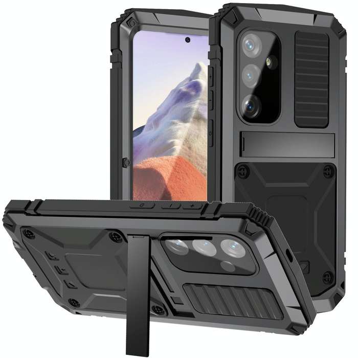For Samsung Galaxy S24 5G R-JUST Life Waterproof Dustproof Shockproof Phone Case(Black)