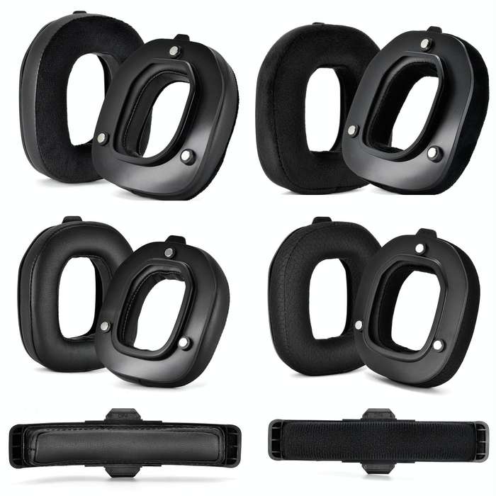 For Logitech Astro A50 Gen4 Headset Replacement Accessory ,Spec: 2pcs Football Network Earmuffs