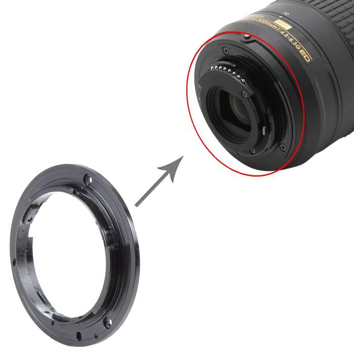 For Nikon AF-P DX 55-200mm f/4-5.6G ED VR II OEM Camera Lens Bayonet Mount Ring