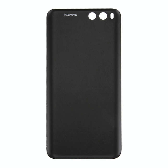 For Xiaomi Mi 6 Glass Battery Back Cover(Black)