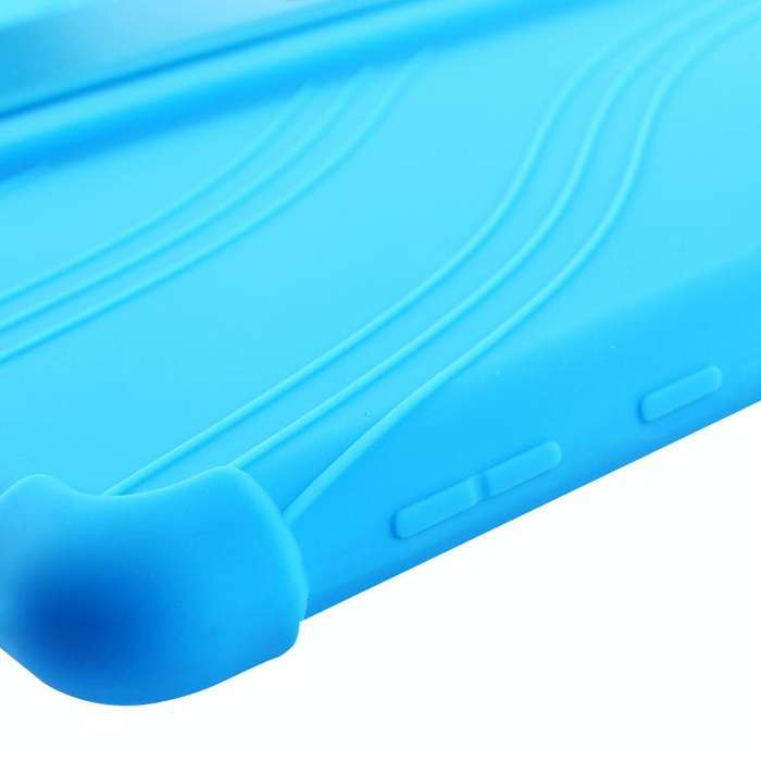 For Huawei MediaPad T5 Tablet PC Silicone Protective Case with Invisible Bracket(Black)