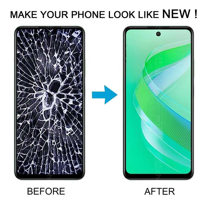 For Tecno Pop 8 BG6h OEM LCD Screen with Digitizer Full Assembly