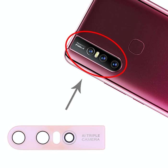 For Vivo S1 / V15 10pcs Back Camera Lens (Pink)