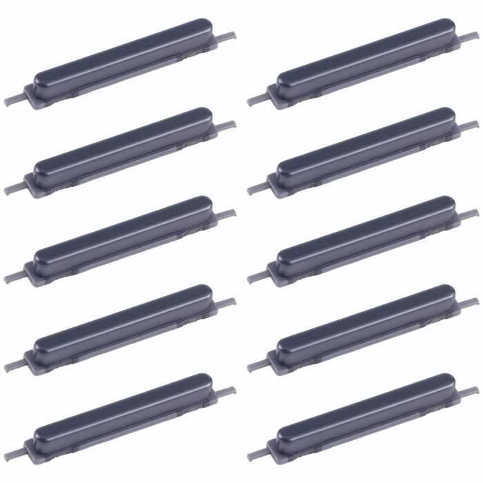 For Samsung Galaxy A24 4G SM-A255F 10pcs Original Power Button and Volume Control Button (Black)