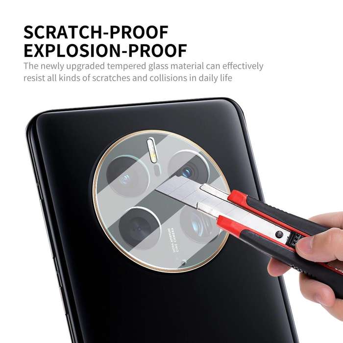 For Huawei Mate 50 Pro 2pcs ENKAY 9H Rear Camera Tempered Glass Film