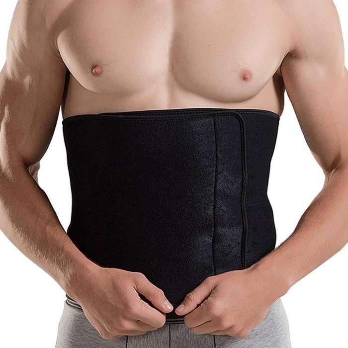 Sports Waist Belt Fitness Girdle Belly Belt Sweatproof Wide Waistband, Specification: M 20x95cm (...