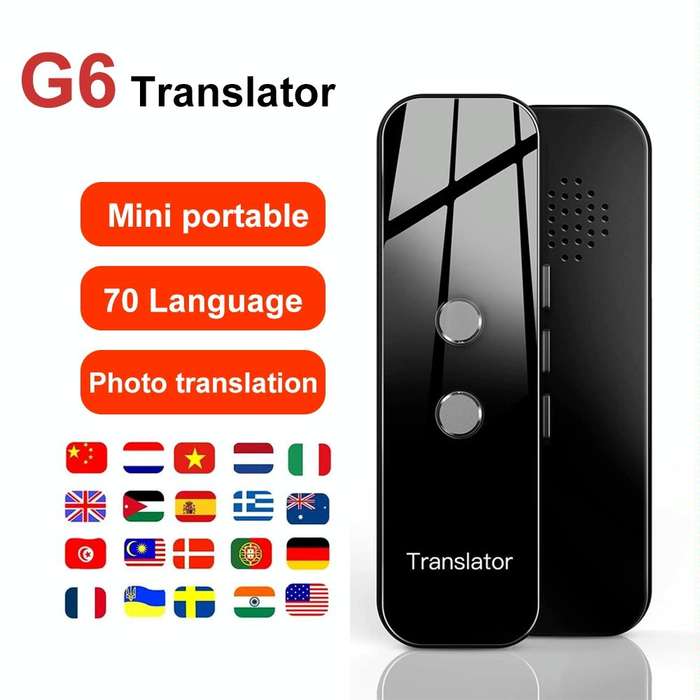 G6 Portable Instant Real Time Voice Translator Multi Language Voice Personal Travel Assistant Tra...