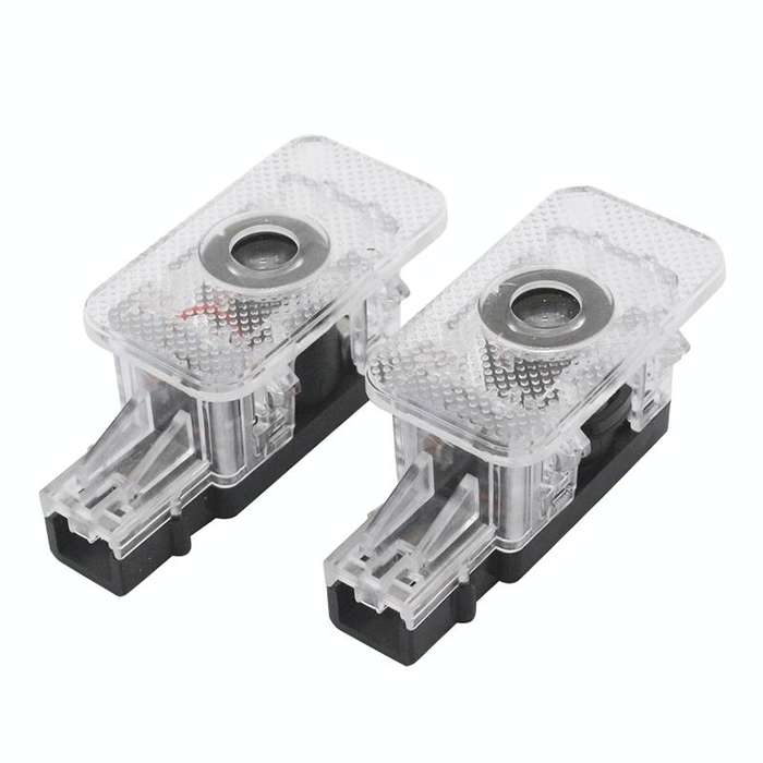 1 Pair For Volvo Car 3D Door Logo Light Brand Shadow Lights